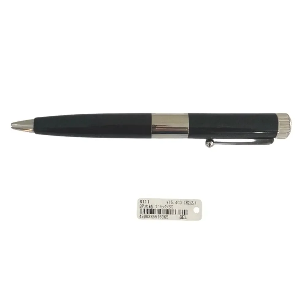 Romeo No.3 black/silver ballpoint pen wide barrel